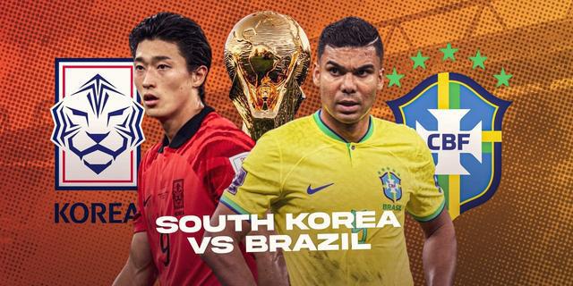 巴西vs韩国首发身价对比：巴西5.85亿pk韩国1.29亿-XI全网